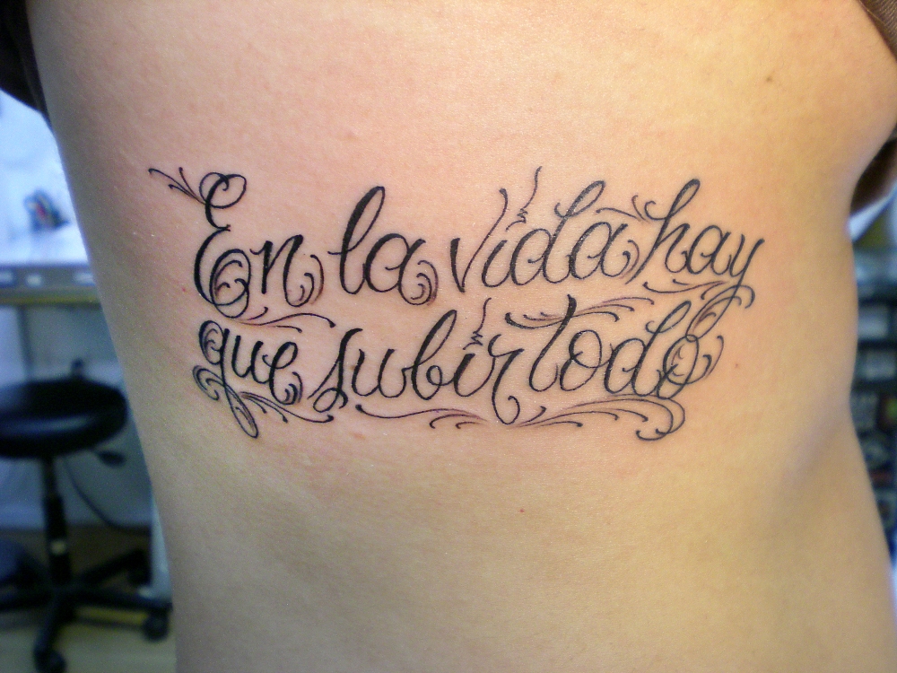 Spanish Tattoo Quotes. QuotesGram